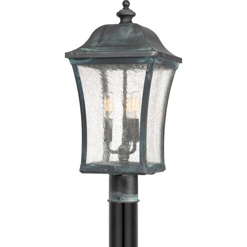 Bardstown 3 Light 25 inch Aged Verde Outdoor Post Lantern