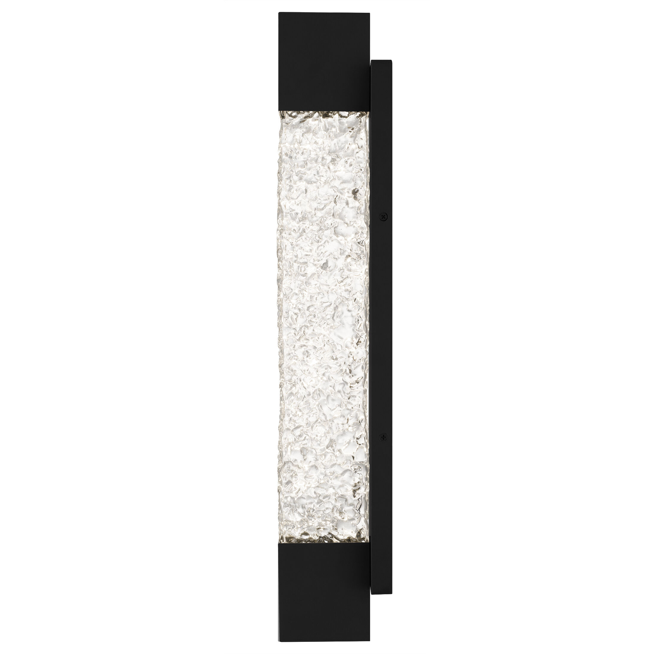 Solace LED 24 inch Matte Black Outdoor Wall Lantern, Large