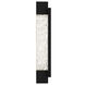 Solace LED 24 inch Matte Black Outdoor Wall Lantern, Large