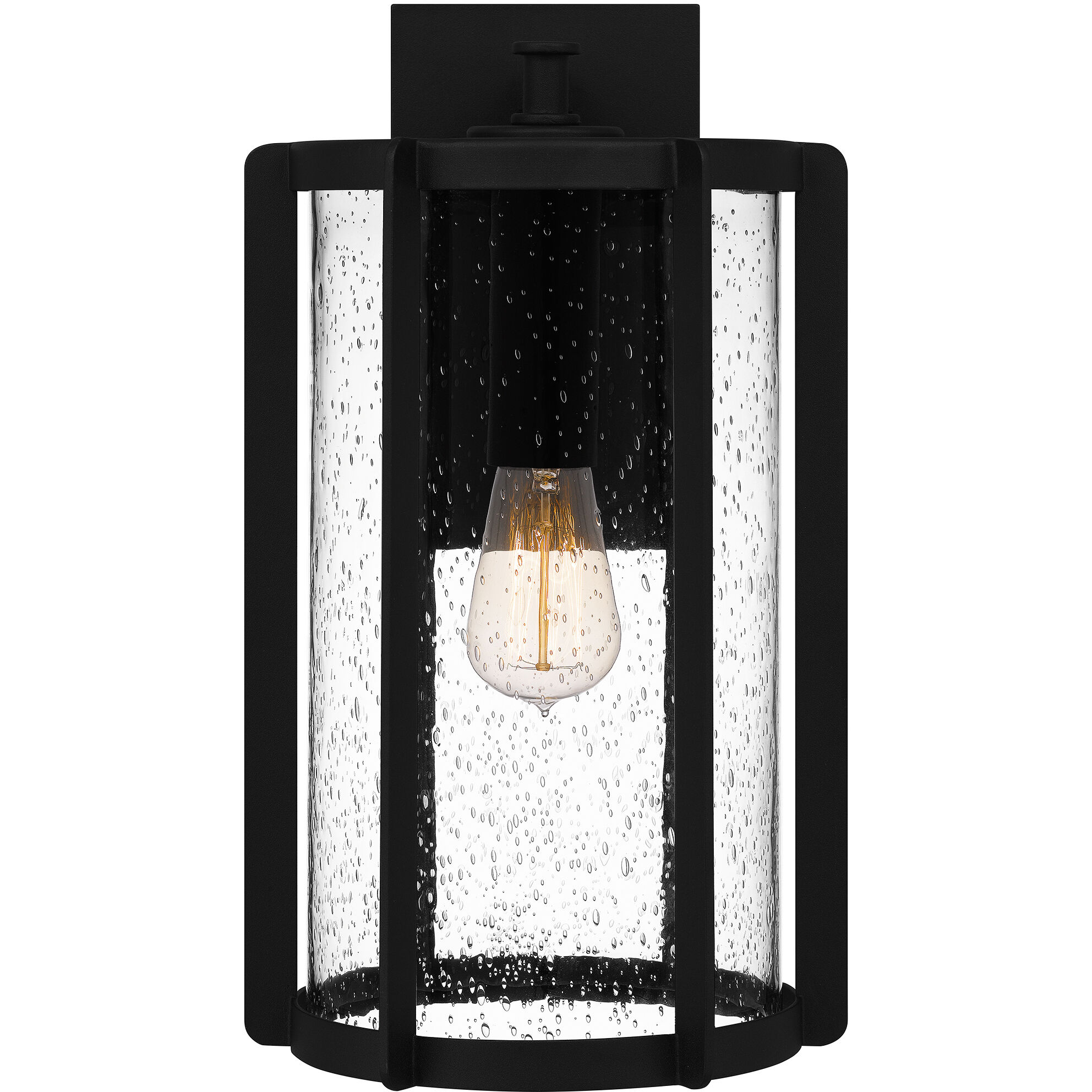 Hazel 1 Light 16 inch Earth Black Outdoor Wall Lantern