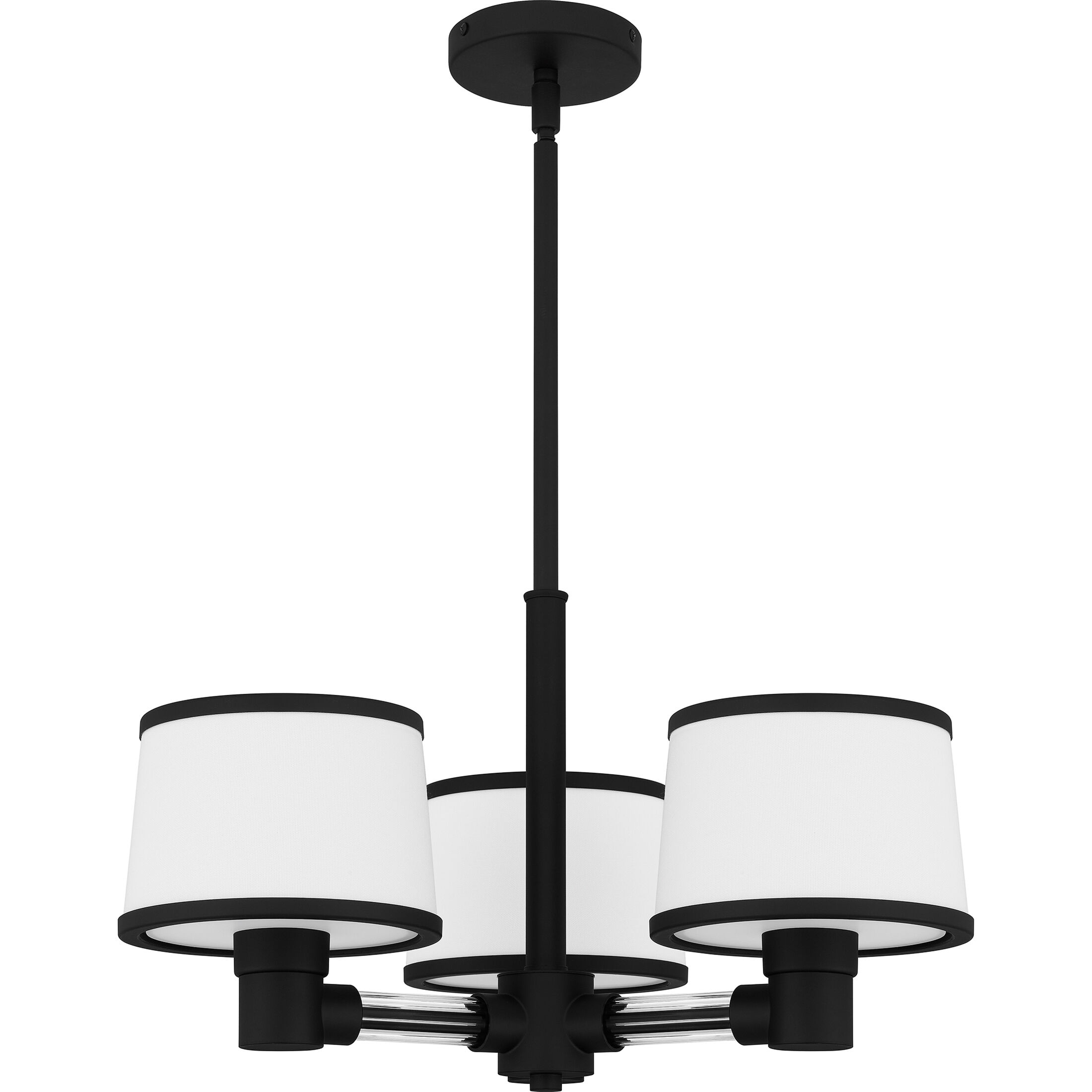 Kylen 3 Light 22 inch Matte Black Pendant Ceiling Light