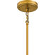 Kate 5 Light 24 inch Brushed Gold Pendant Ceiling Light, Large