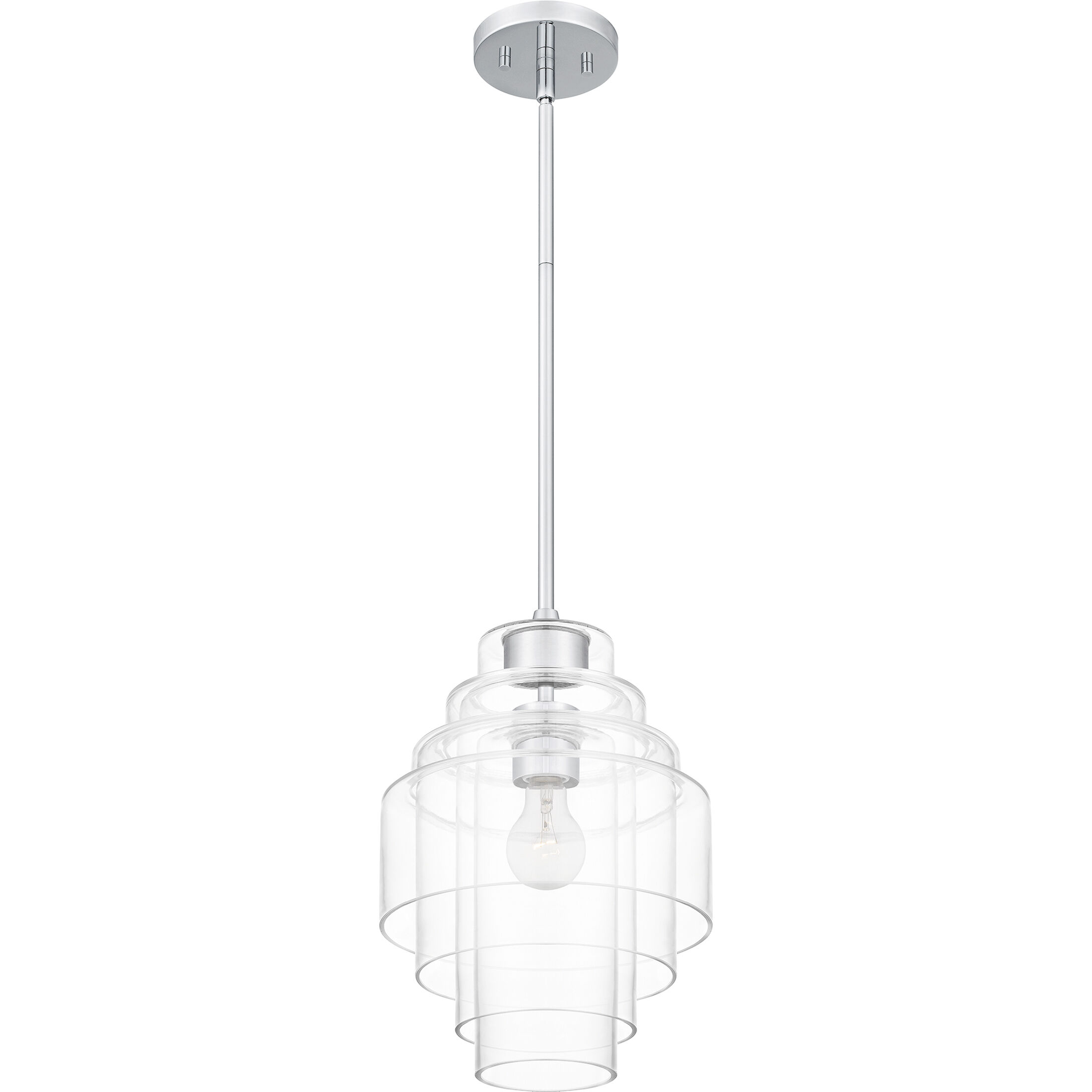 Driscoll 1 Light 10 inch Polished Chrome Mini Pendant Ceiling Light
