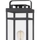 Keaton 1 Light 22 inch Mottled Black Outdoor Post Lantern, Large