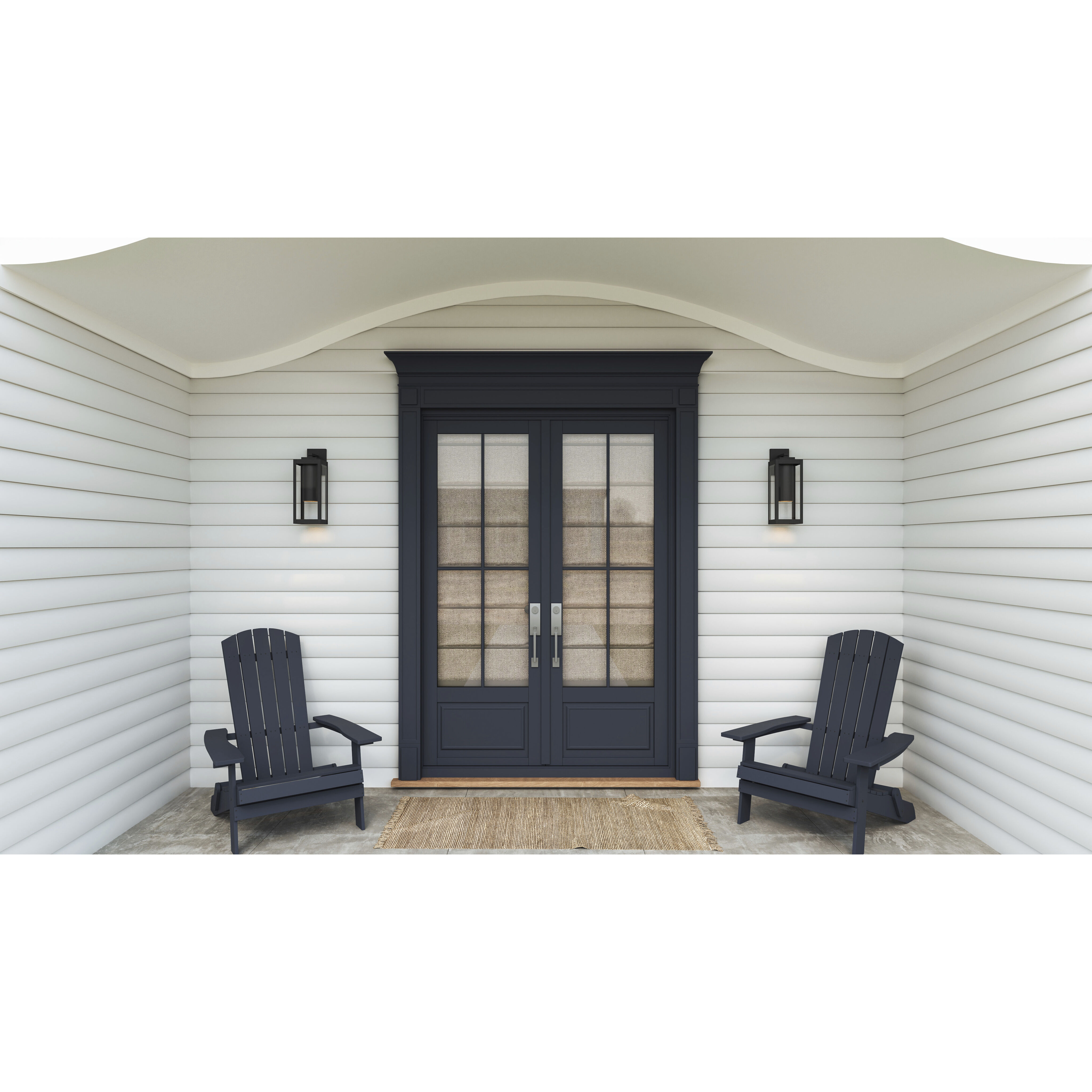 Westover LED 17 inch Earth Black Outdoor Wall Lantern, Medium