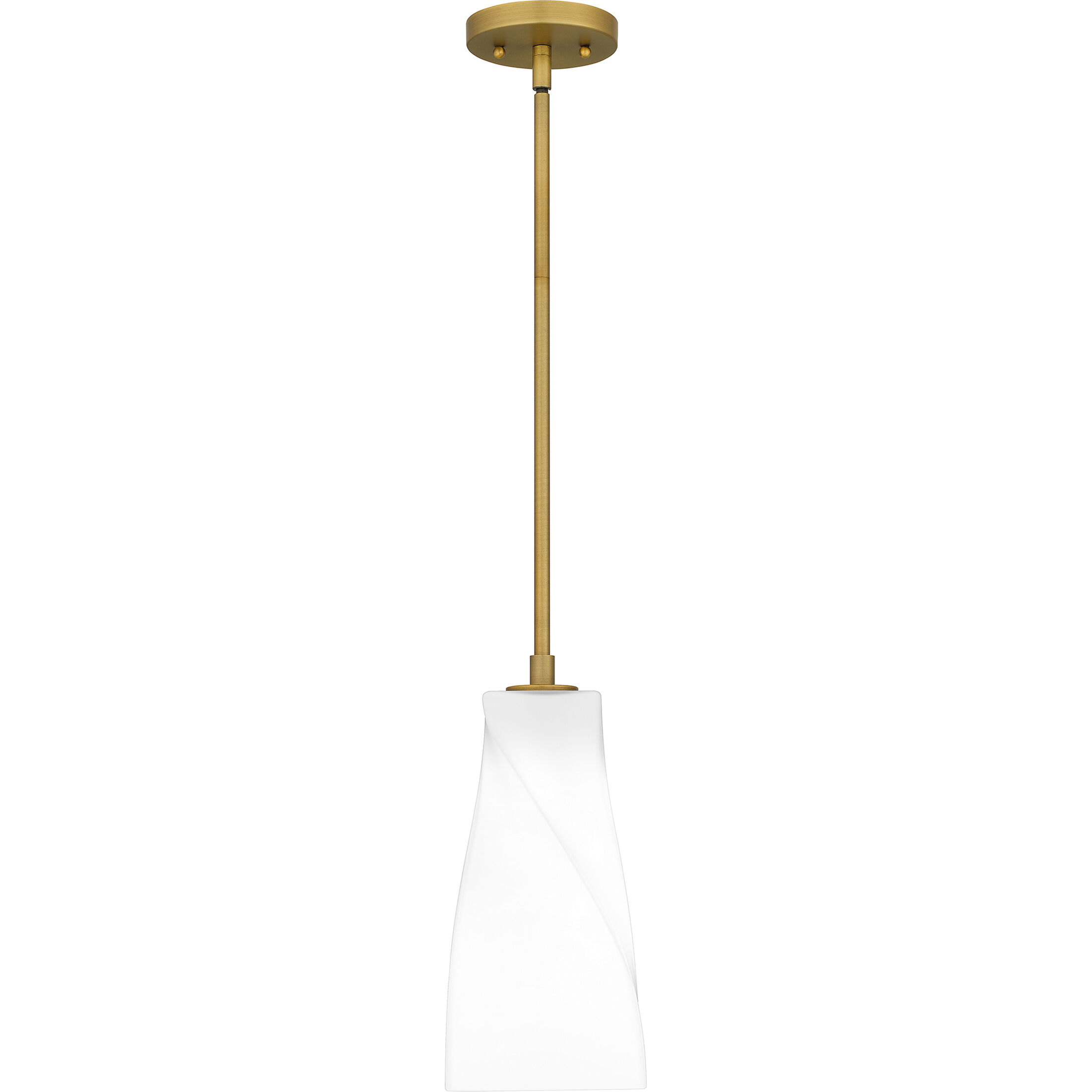 Stetson 1 Light 6 inch Brushed Gold Mini Pendant Ceiling Light, Small