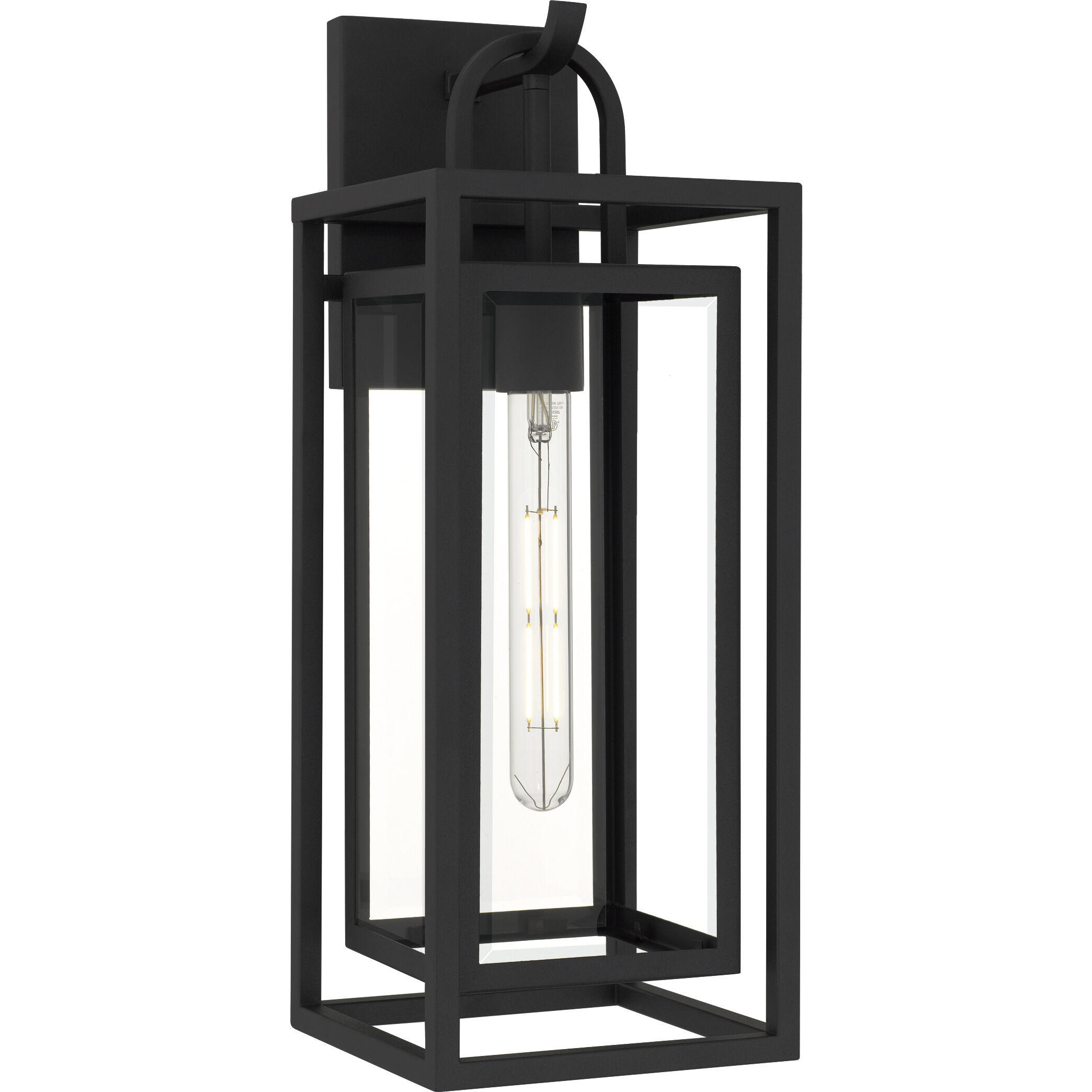 Jayce 1 Light 19 inch Matte Black Outdoor Wall Lantern