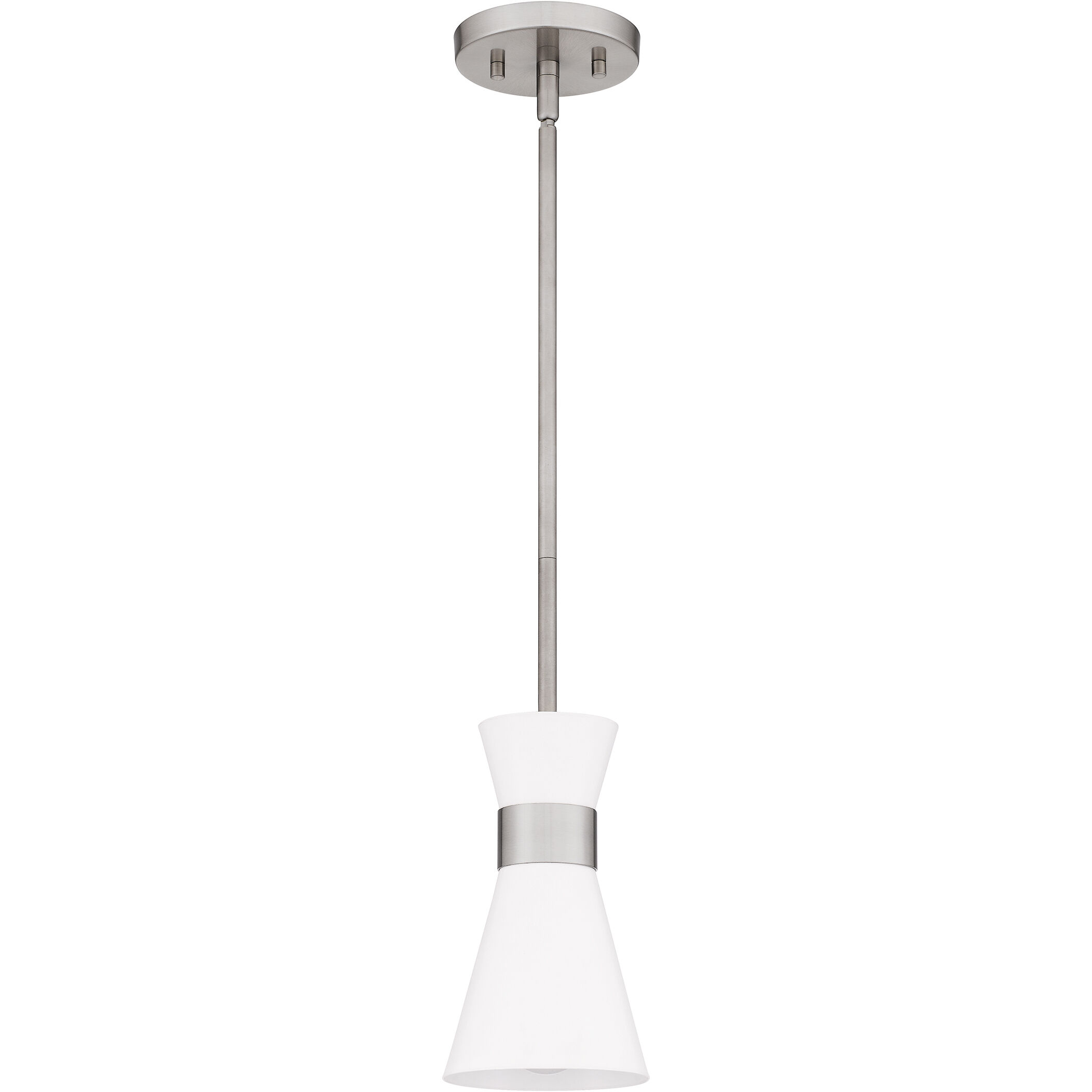 Fremont 1 Light 5 inch Brushed Nickel Mini Pendant Ceiling Light, Small