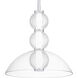 Elway LED 12 inch Polished Chrome Pendant Ceiling Light