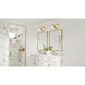 Kolt 2 Light 13 inch Brushed Gold Bath Light Wall Light, Medium