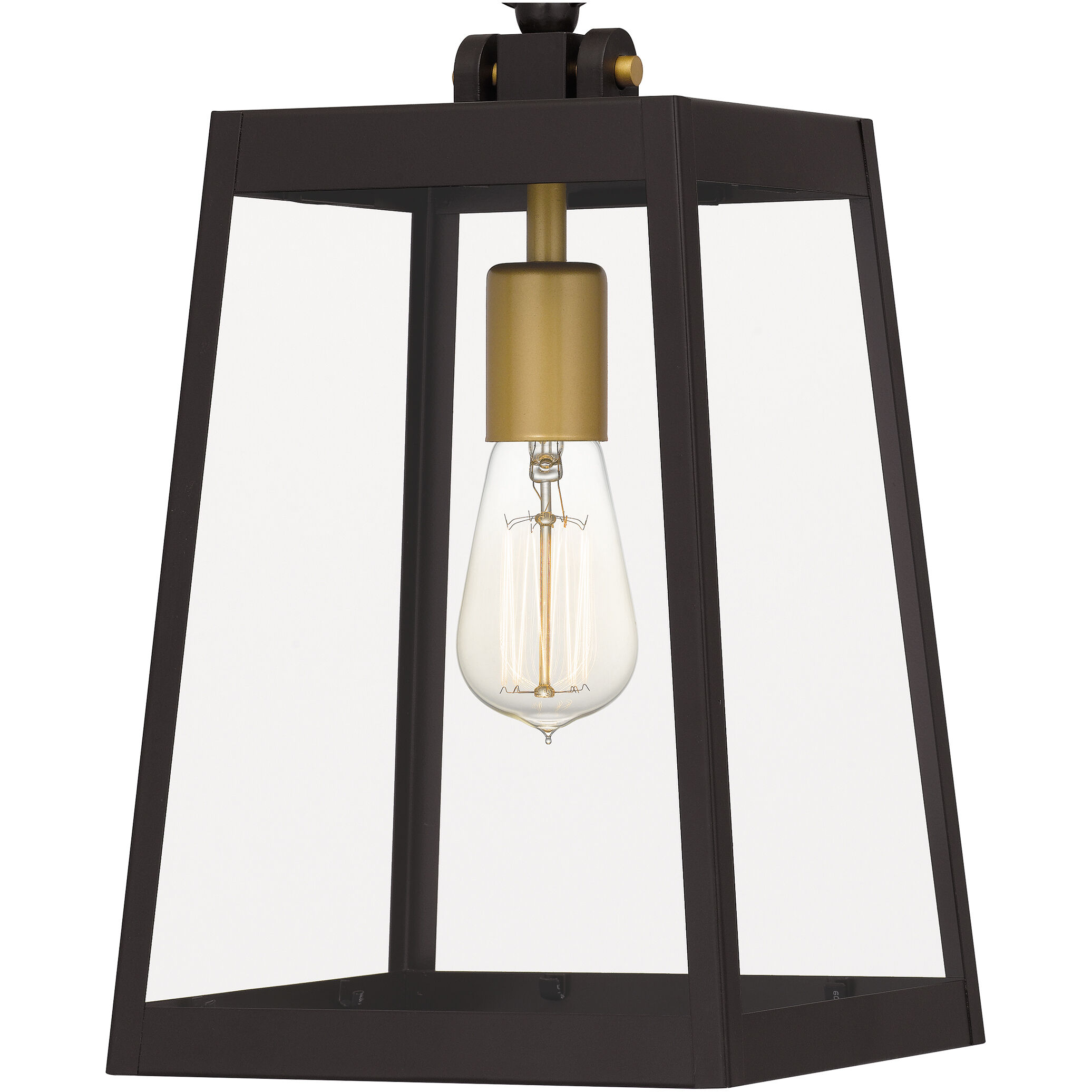 Amberly Grove 1 Light 9 inch Western Bronze Outdoor Hanging Lantern