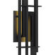 Newton LED 28 inch Earth Black Outdoor Wall Lantern