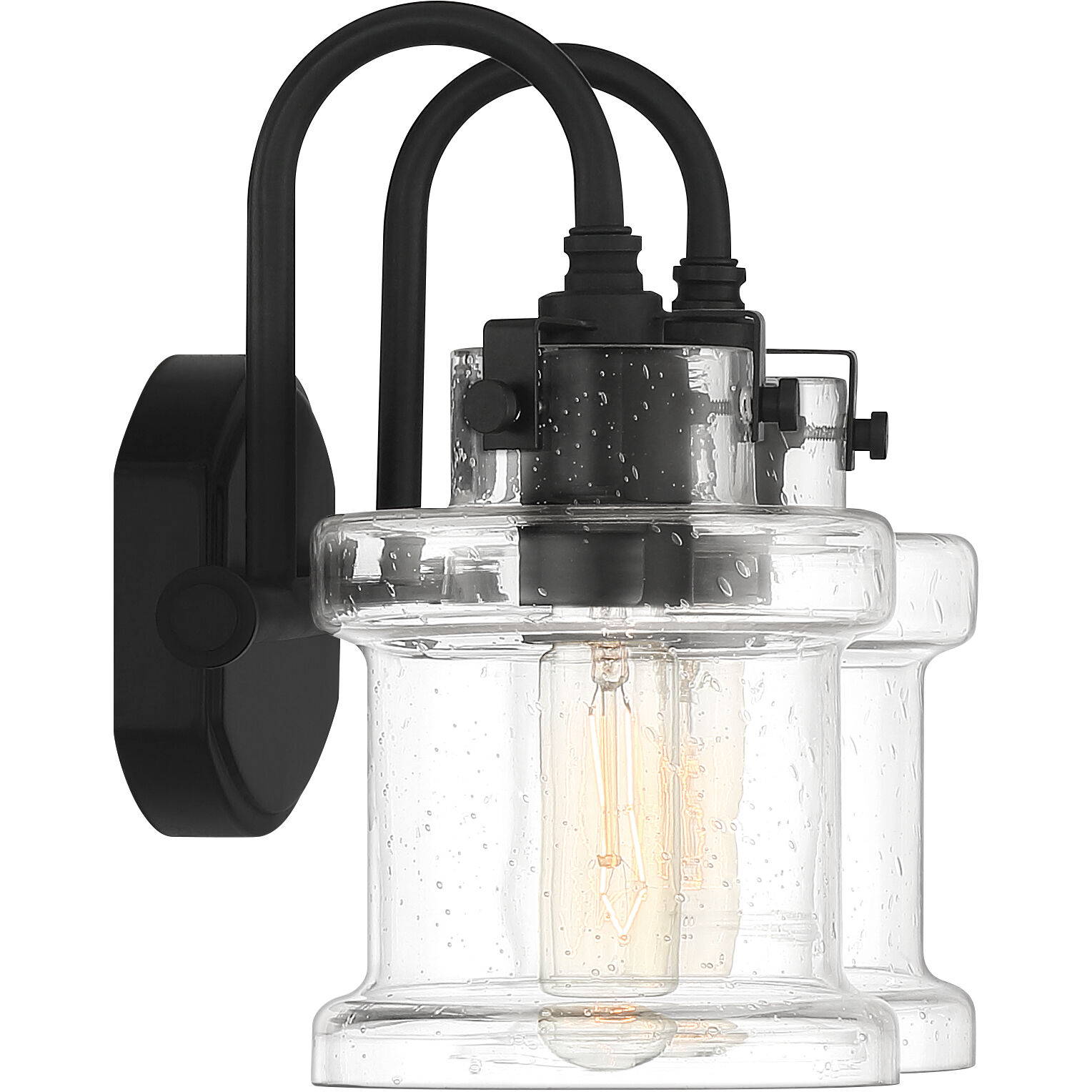 Danbury 2 Light 16 inch Earth Black Bath Light Wall Light