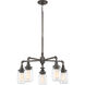 Squire 5 Light 26 inch Rustic Black Chandelier Ceiling Light