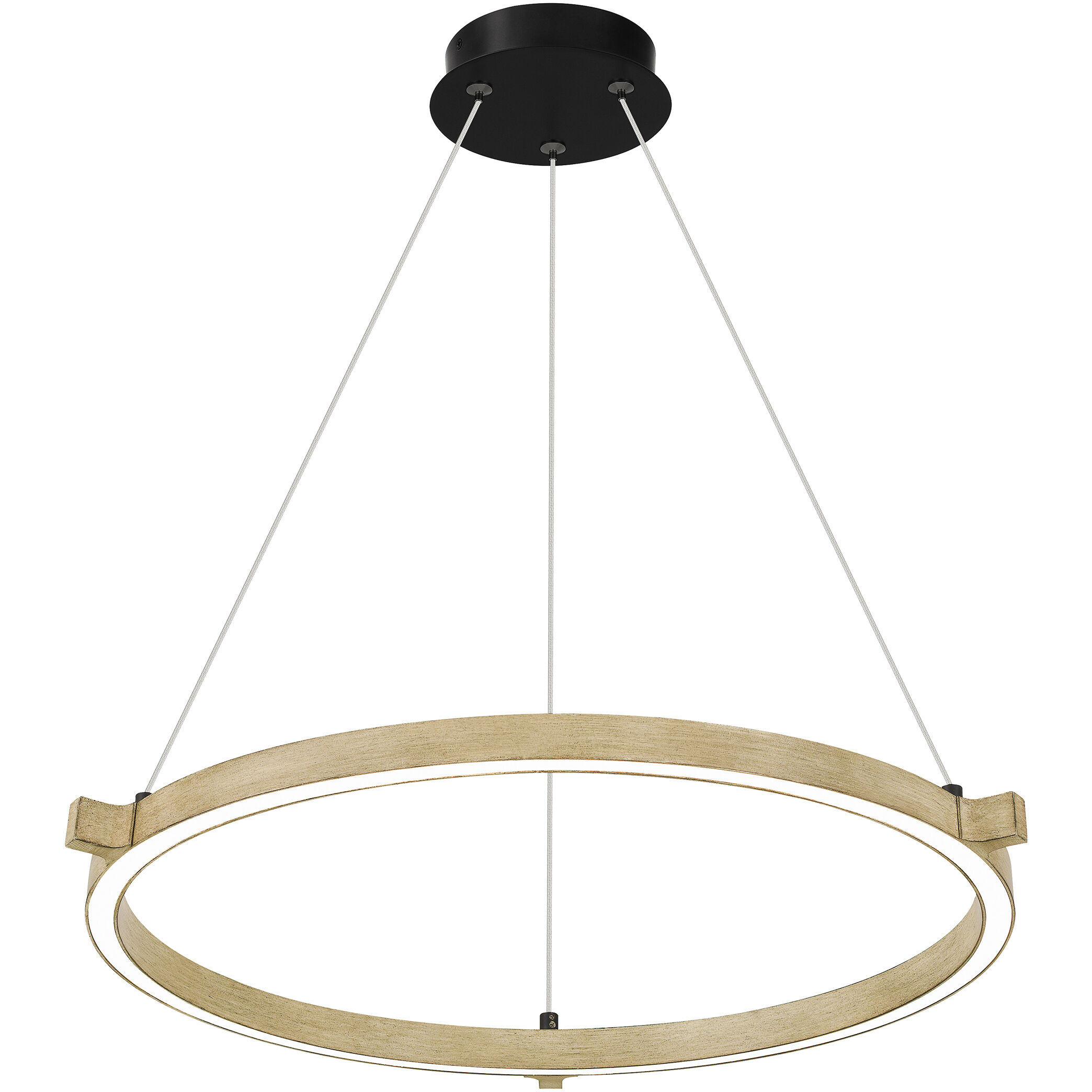 Soma 27.25 inch Whitewashed Walnut Pendant Ceiling Light