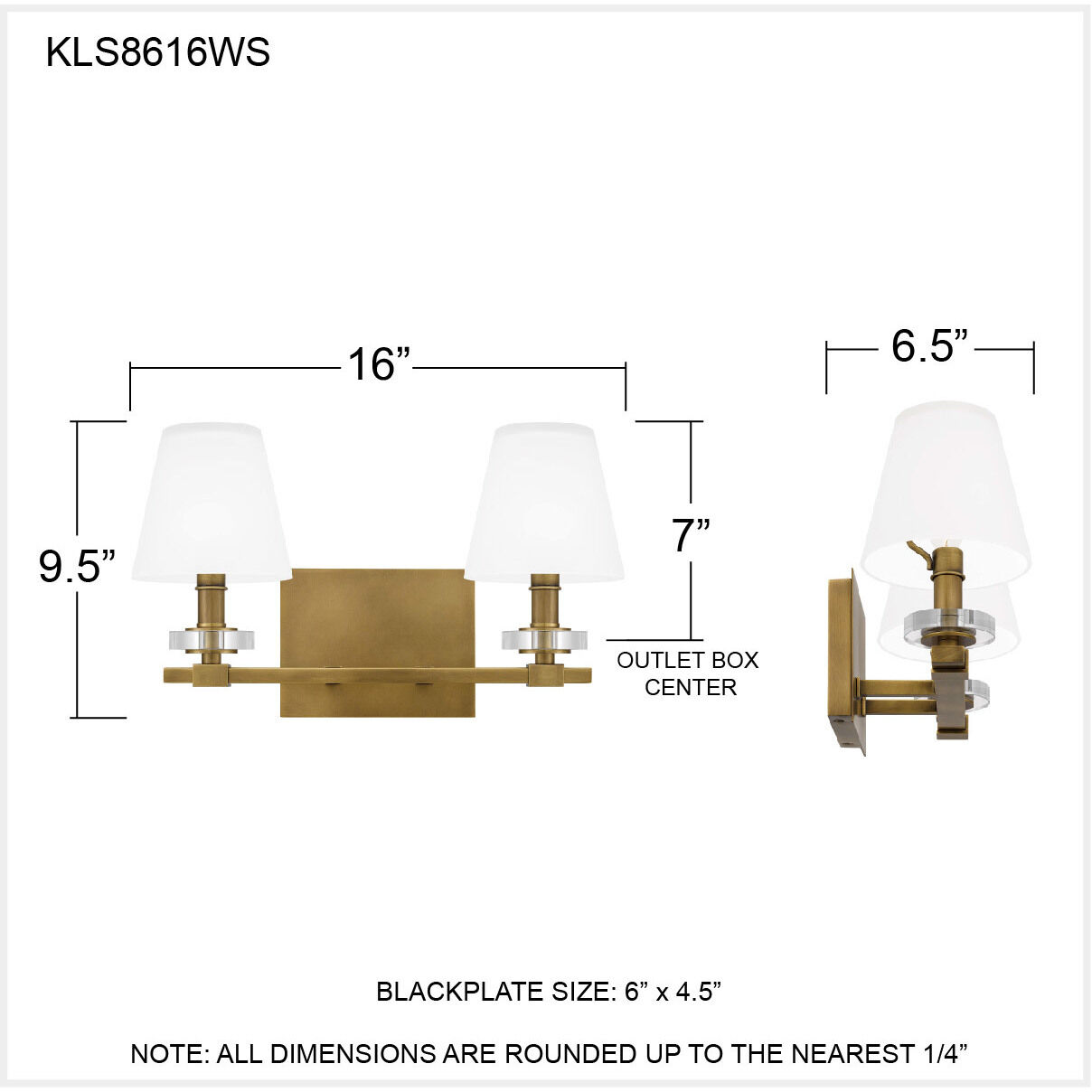 Kelsey Glen 2 Light 16 inch Weathered Brass Bath Light Wall Light