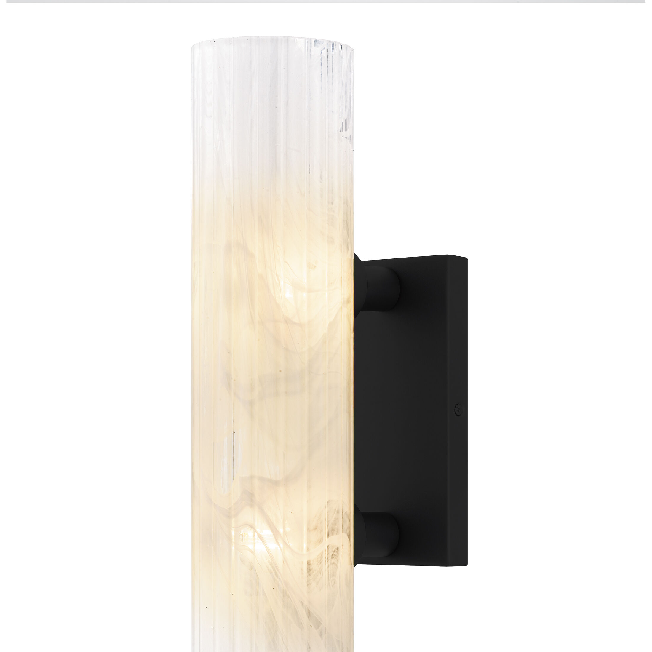 Curran Wall Sconce Wall Light in Matte Black, Small