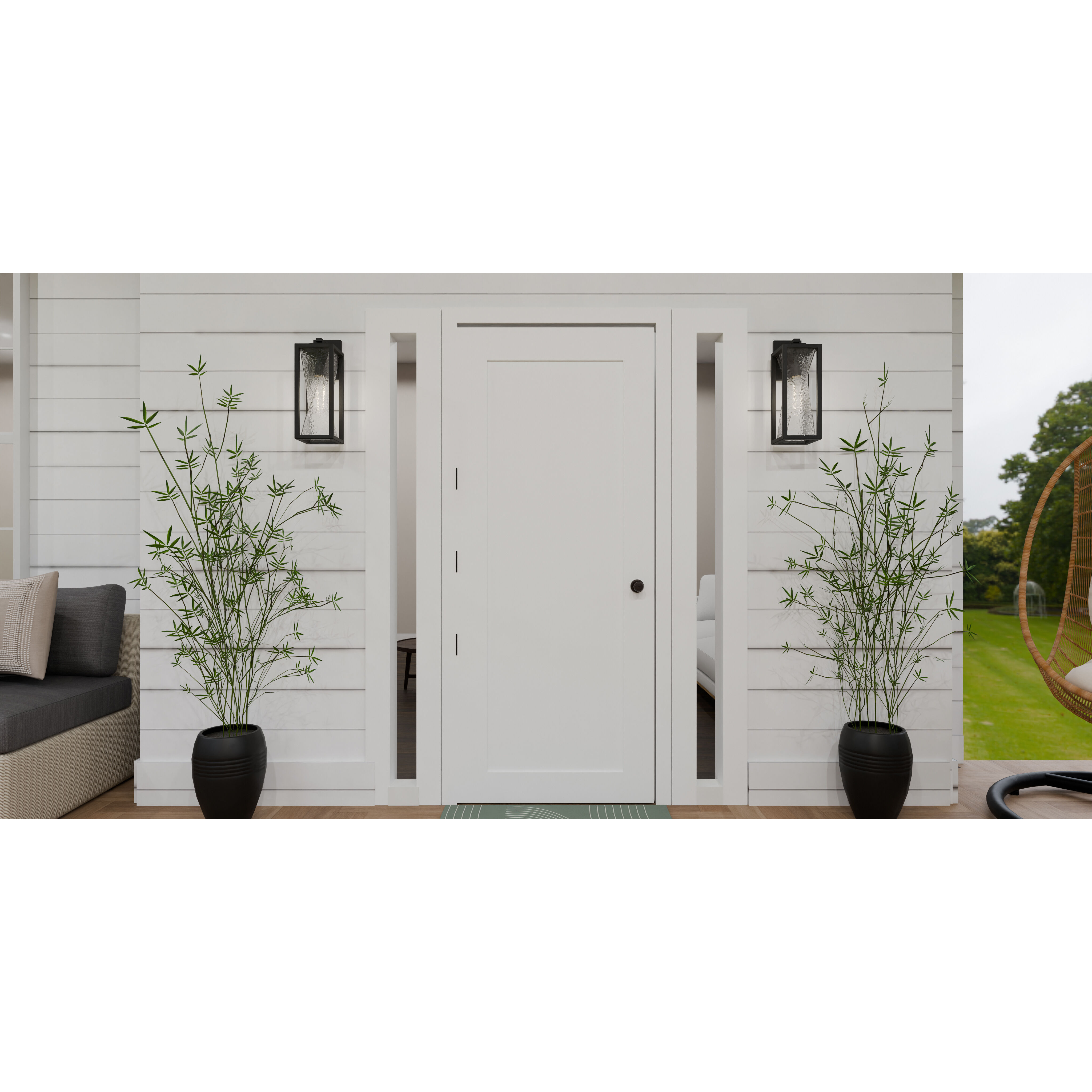 Zarah Outdoor Wall Lantern, Medium