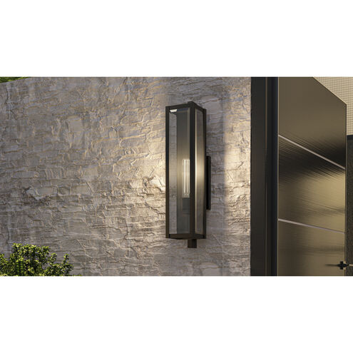Dale 1 Light 26 inch Matte Black Outdoor Wall Lantern, Large