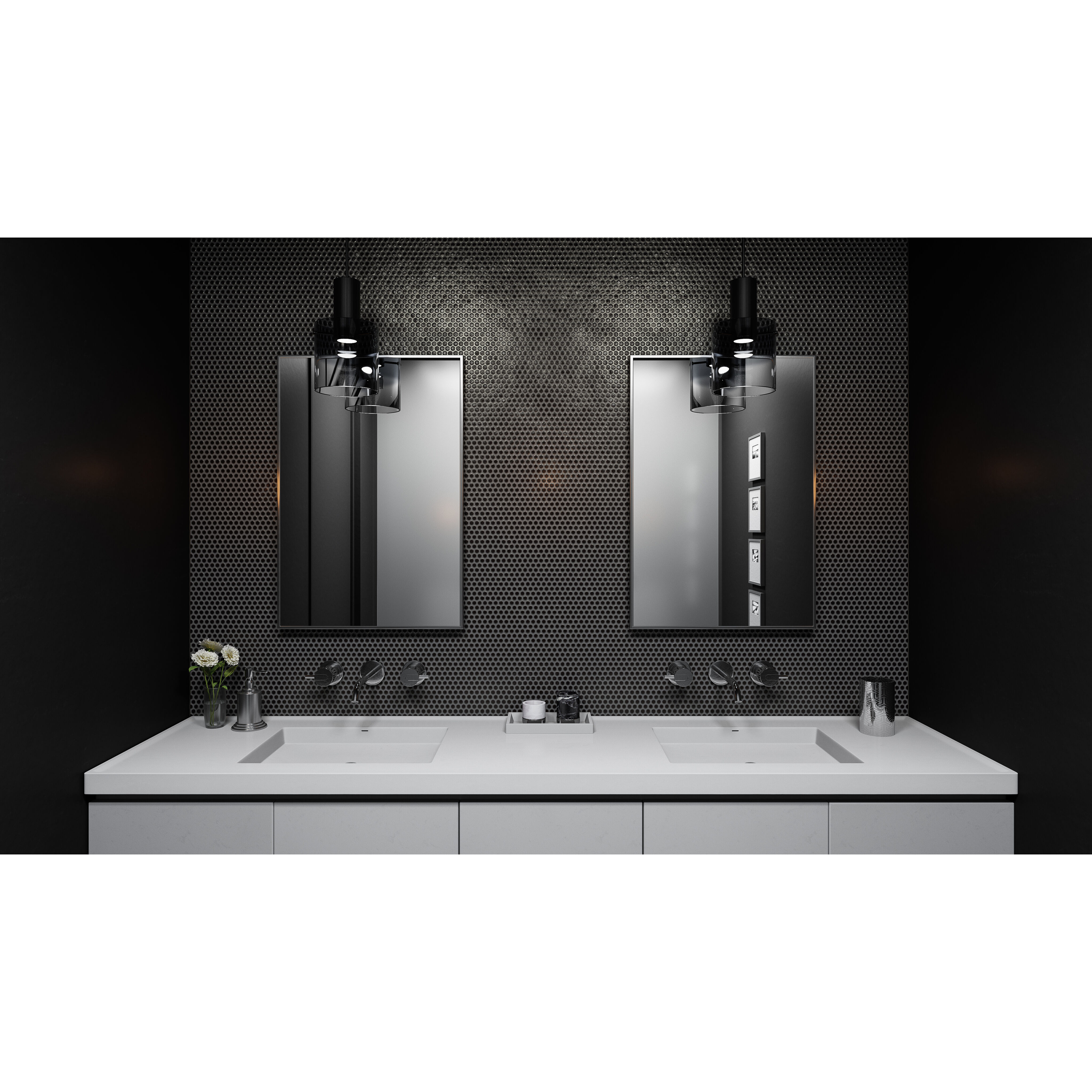 Kilmer LED 8 inch Earth Black Mini Pendant Ceiling Light