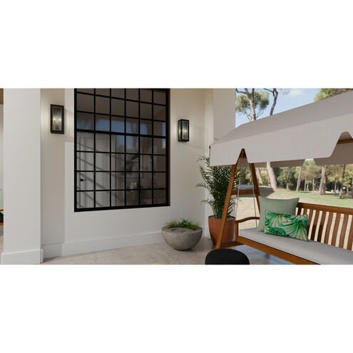 Bourbon Outdoor Wall Lantern, Medium