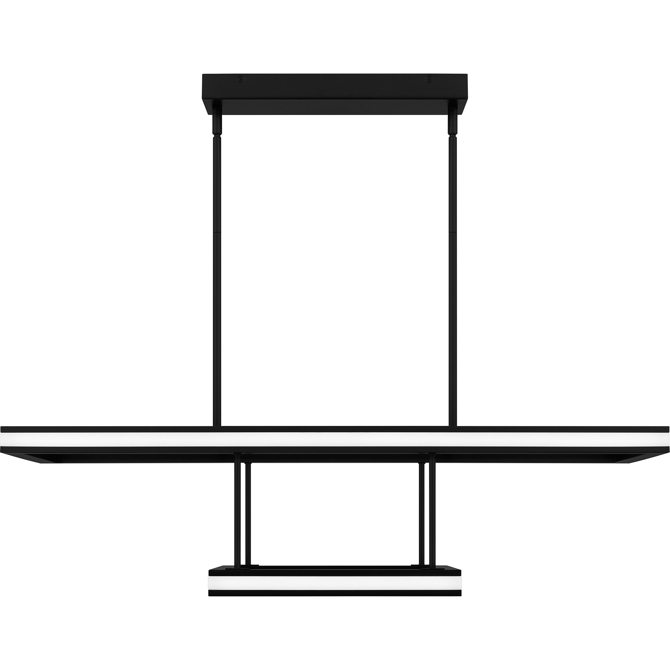 Aydin 37.75 inch Matte Black Island Light Ceiling Light