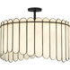 Annabelle 4 Light 24 inch Matte Black Pendant Ceiling Light