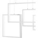Canvas LED 57 inch Brushed Aluminum Island Light Ceiling Light