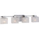Melody 4 Light 33 inch Brushed Nickel Bath Light Wall Light