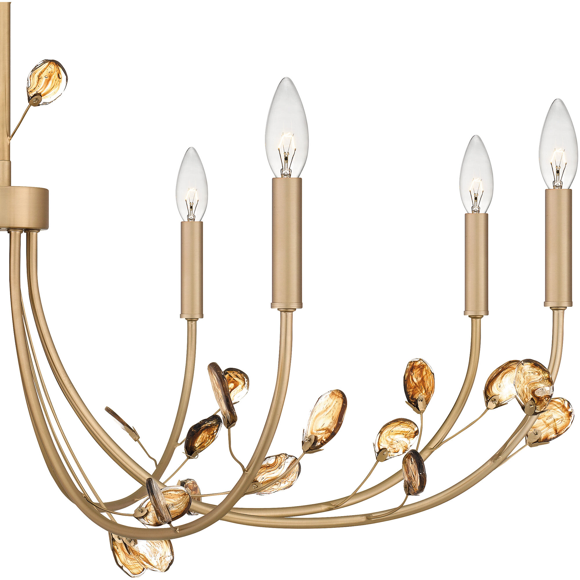 Heiress 8 Light 40 inch Bronze Gold Chandelier Ceiling Light