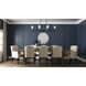 Cruz 6 Light 48 inch Matte Black Linear Chandelier Ceiling Light, Large