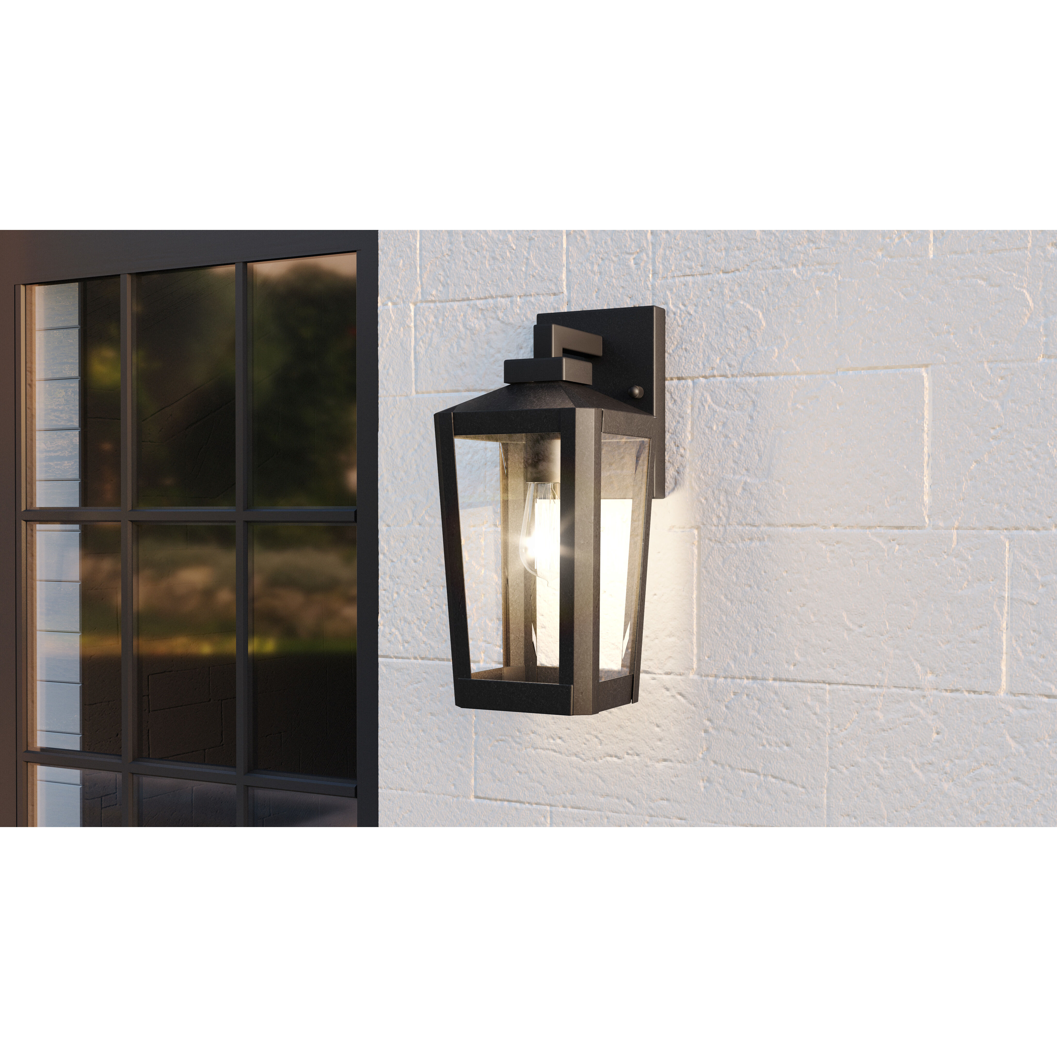 Quoizel BLOM8407MBK Blomfield 1 Light 16 inch Matte Black