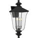 Farley 4 Light 30.5 inch Matte Black Outdoor Wall Lantern