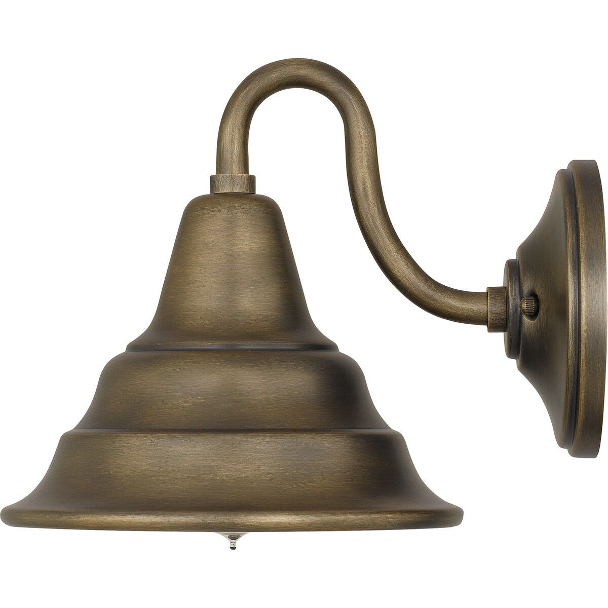 Carmel 1 Light 9 inch Statuary Bronze Outdoor Wall Lantern, Medium