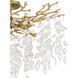 Isobel 8 Light 26 inch Brushed Gold Semi-Flush Mount Ceiling Light