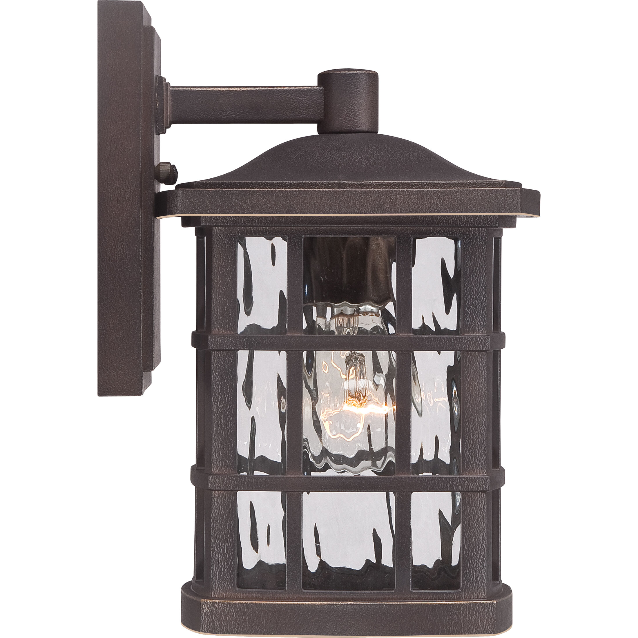 Stonington 1 Light 10.5 inch Palladian Bronze Outdoor Wall Lantern, BackPlate: 4.5