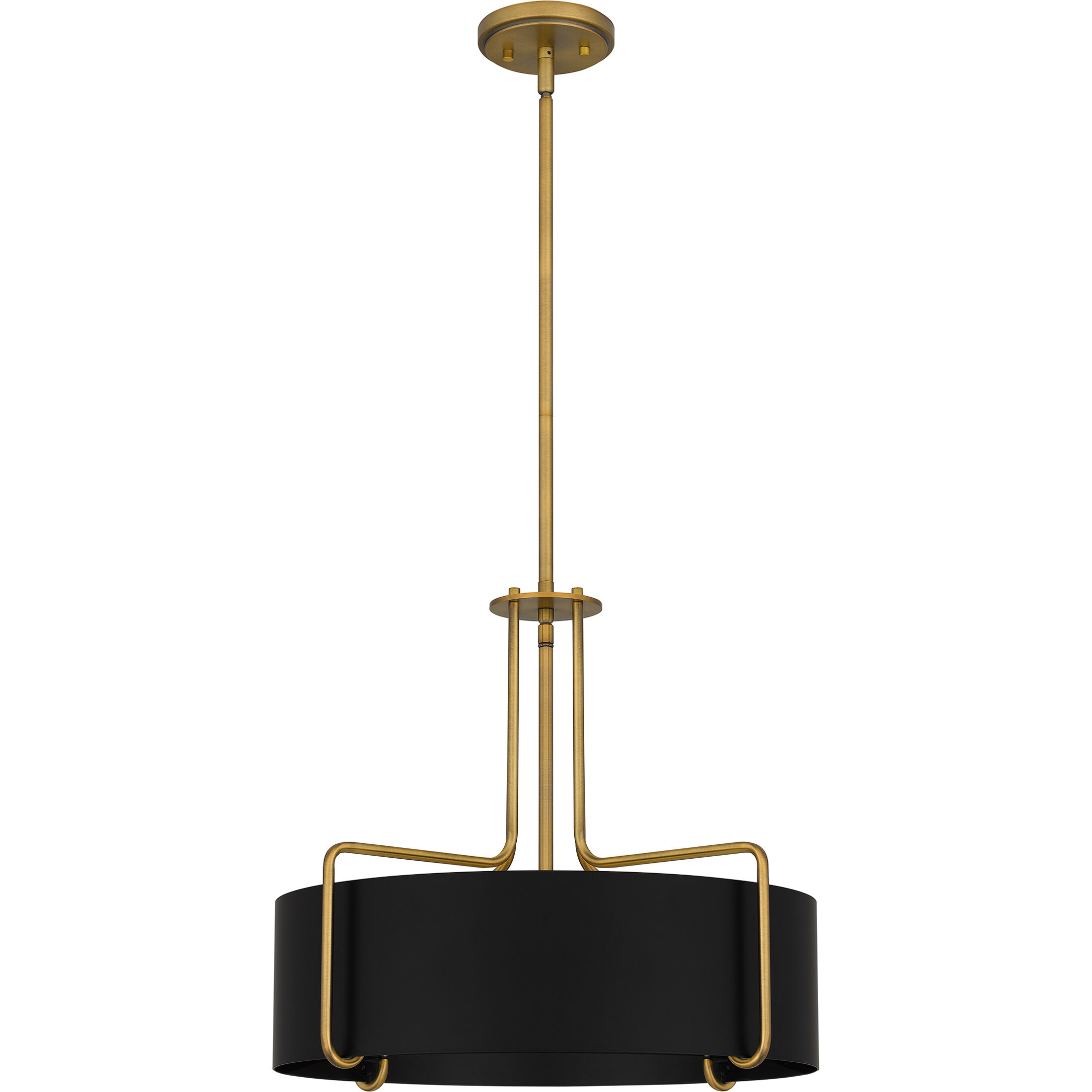 Hanley 4 Light 20 inch Aged Brass Pendant Ceiling Light