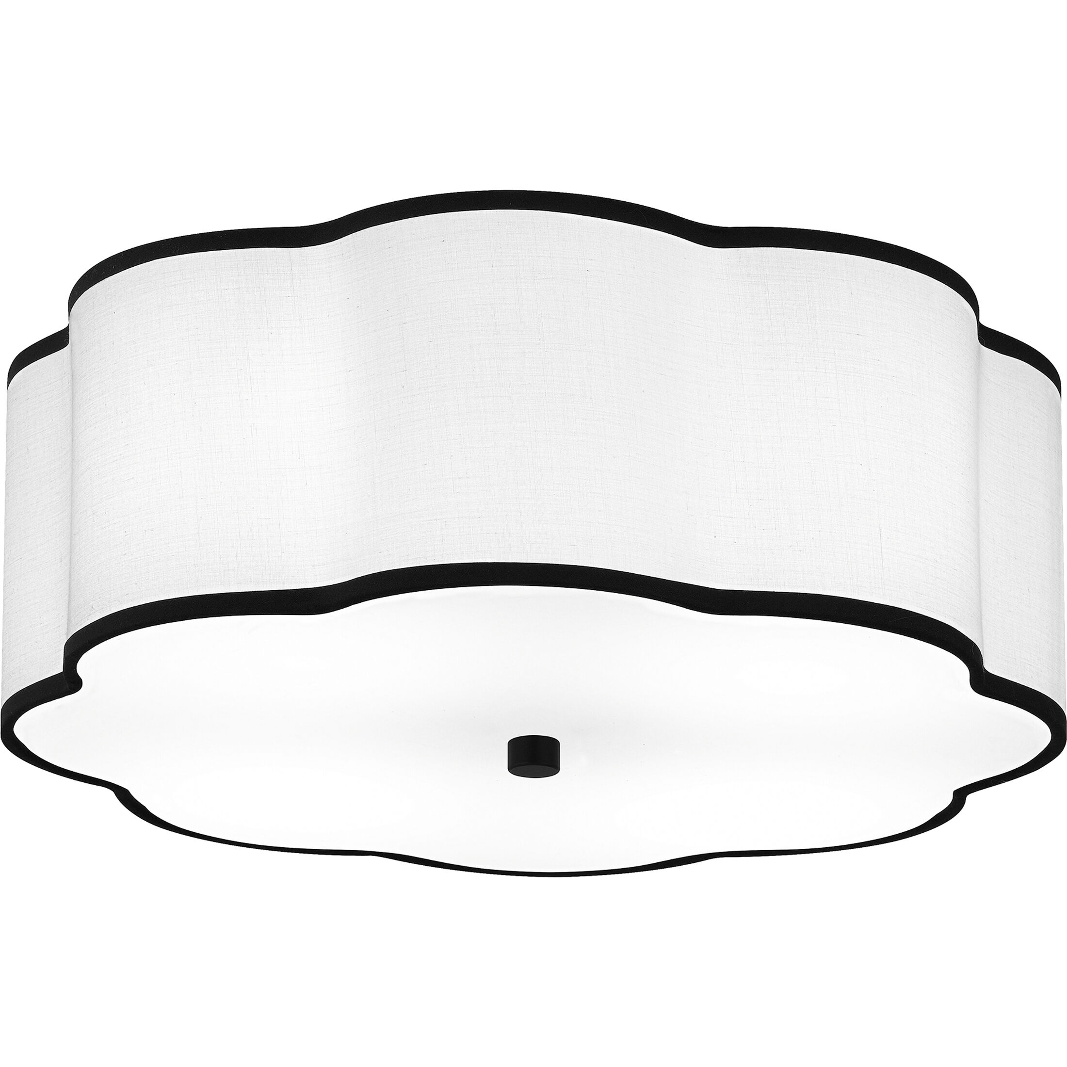 Mabry 4 Light 16 inch Matte Black Semi-Flush Mount Ceiling Light