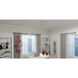 Comet 18 inch Polished Chrome Semi-Flush Mount Ceiling Light