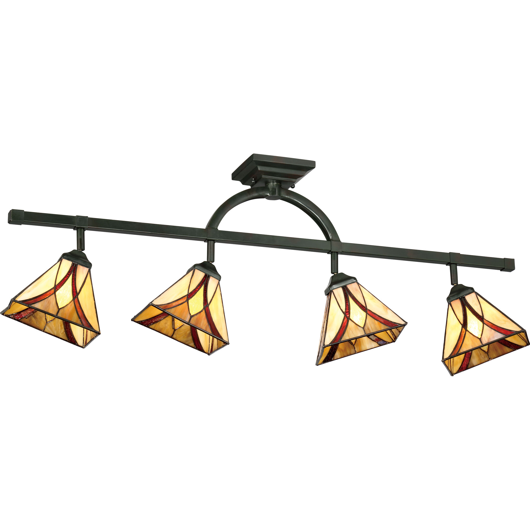 Asheville 4 Light 120V Valiant Bronze Track Light Ceiling Light, Naturals