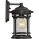 Marblehead 1 Light 11 inch Mystic Black Outdoor Wall Lantern