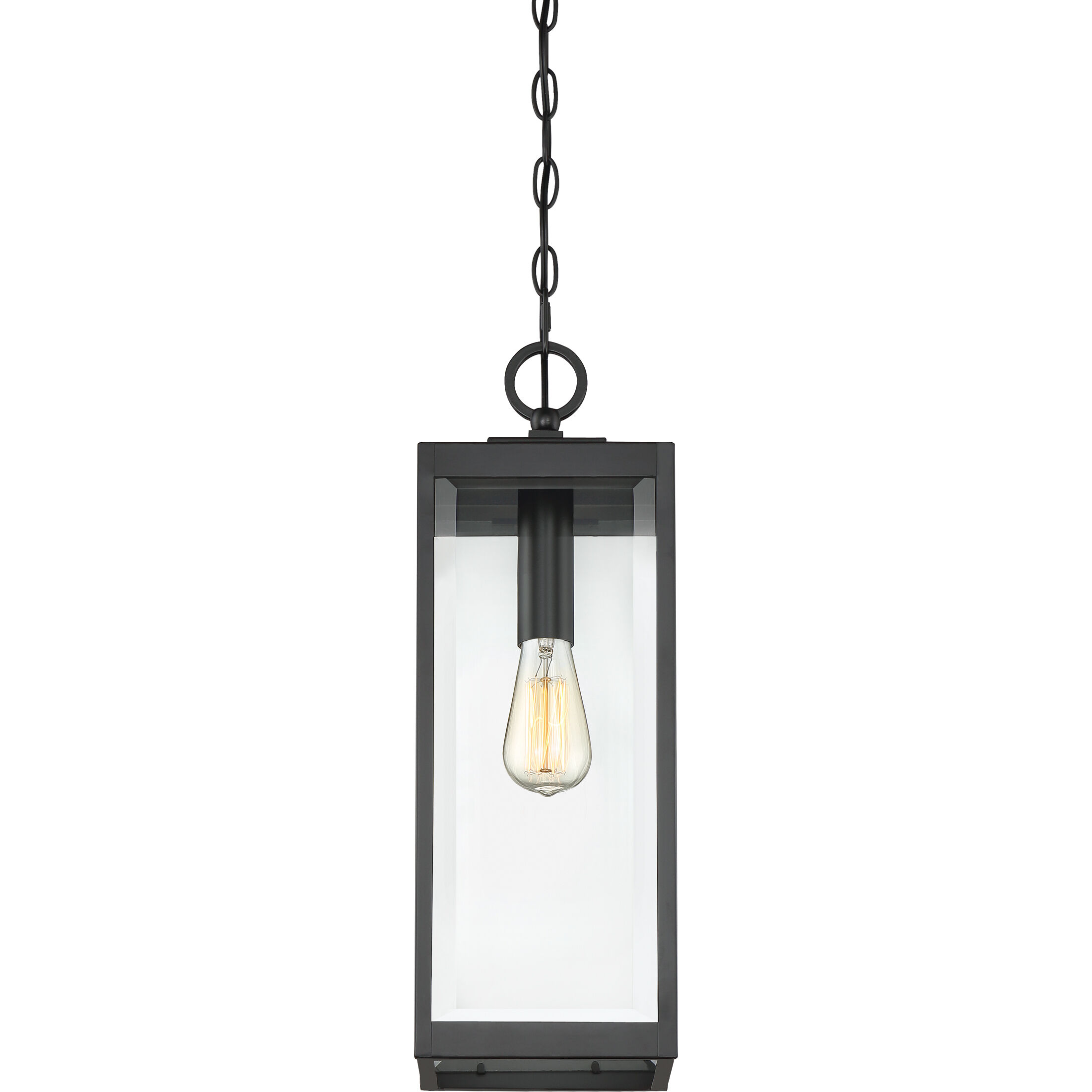 Westover 1 Light 7 inch Earth Black Outdoor Hanging Lantern