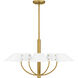 Penley 5 Light 28 inch Brushed Gold Chandelier Ceiling Light