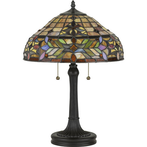 Quinn 23 inch 75 watt Vintage Bronze Table Lamp Portable Light