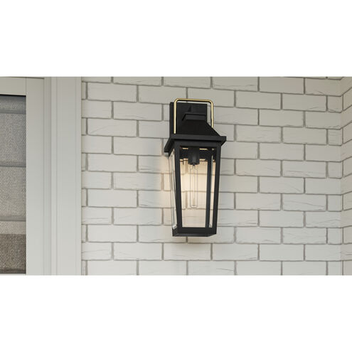 Buckley 1 Light 20 inch Matte Black Outdoor Wall Lantern