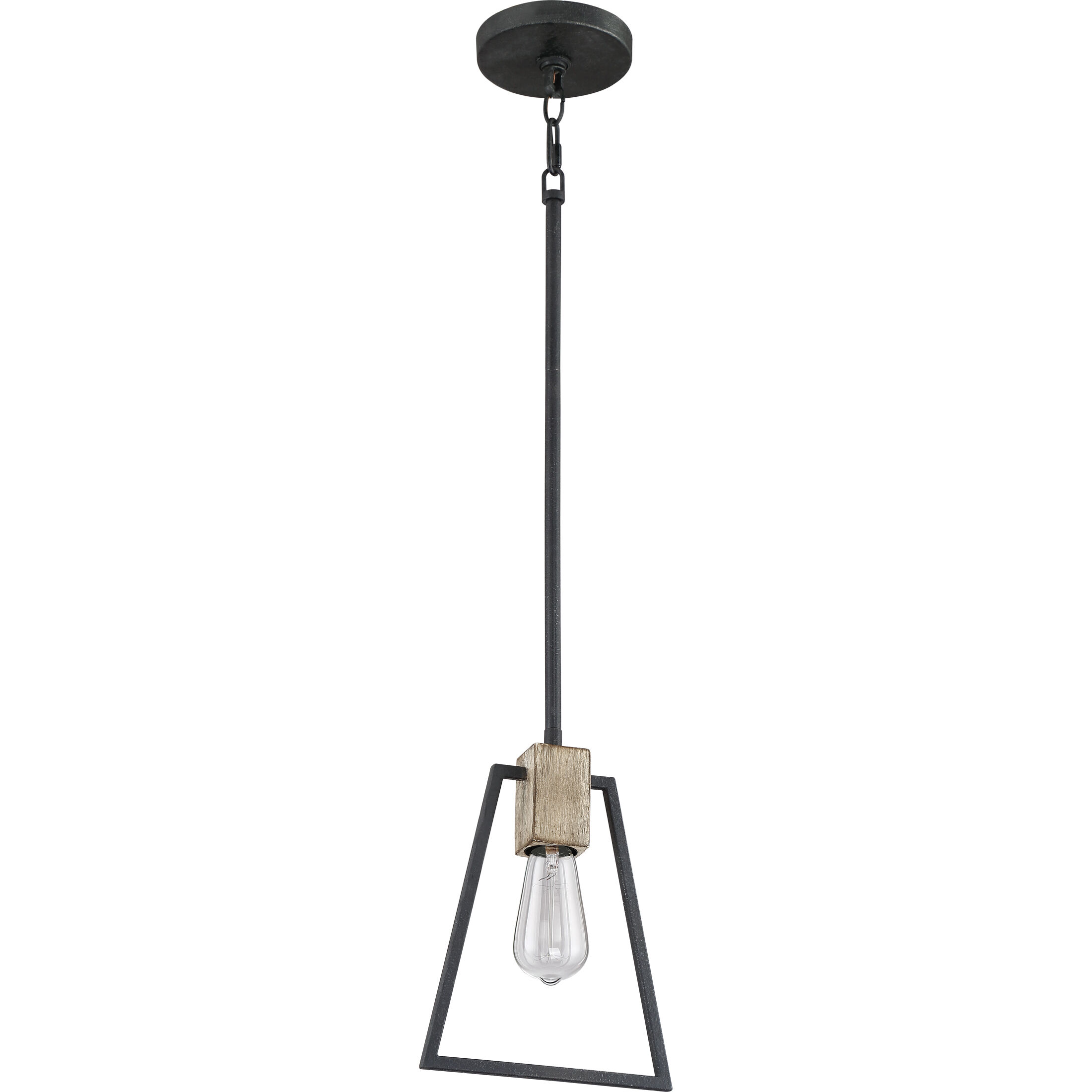 Brockton 1 Light 8 inch Grey Ash Mini Pendant Ceiling Light