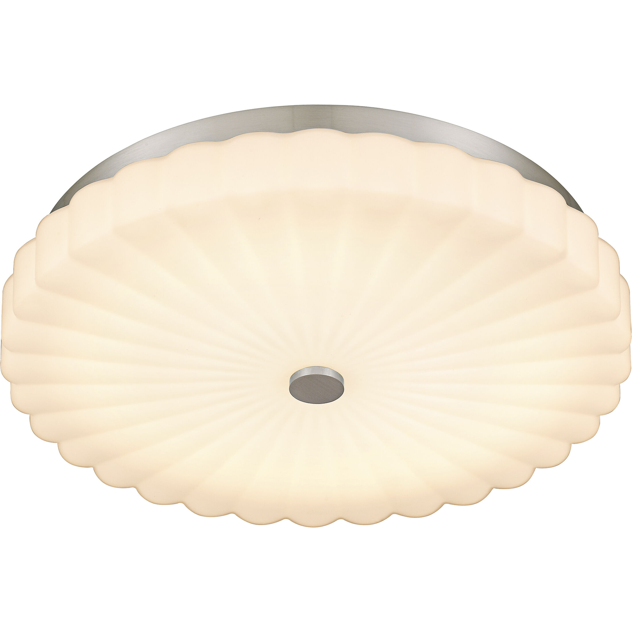 Cherbury LED 16 inch Brushed Nickel Flush Mount Ceiling Light, Medium