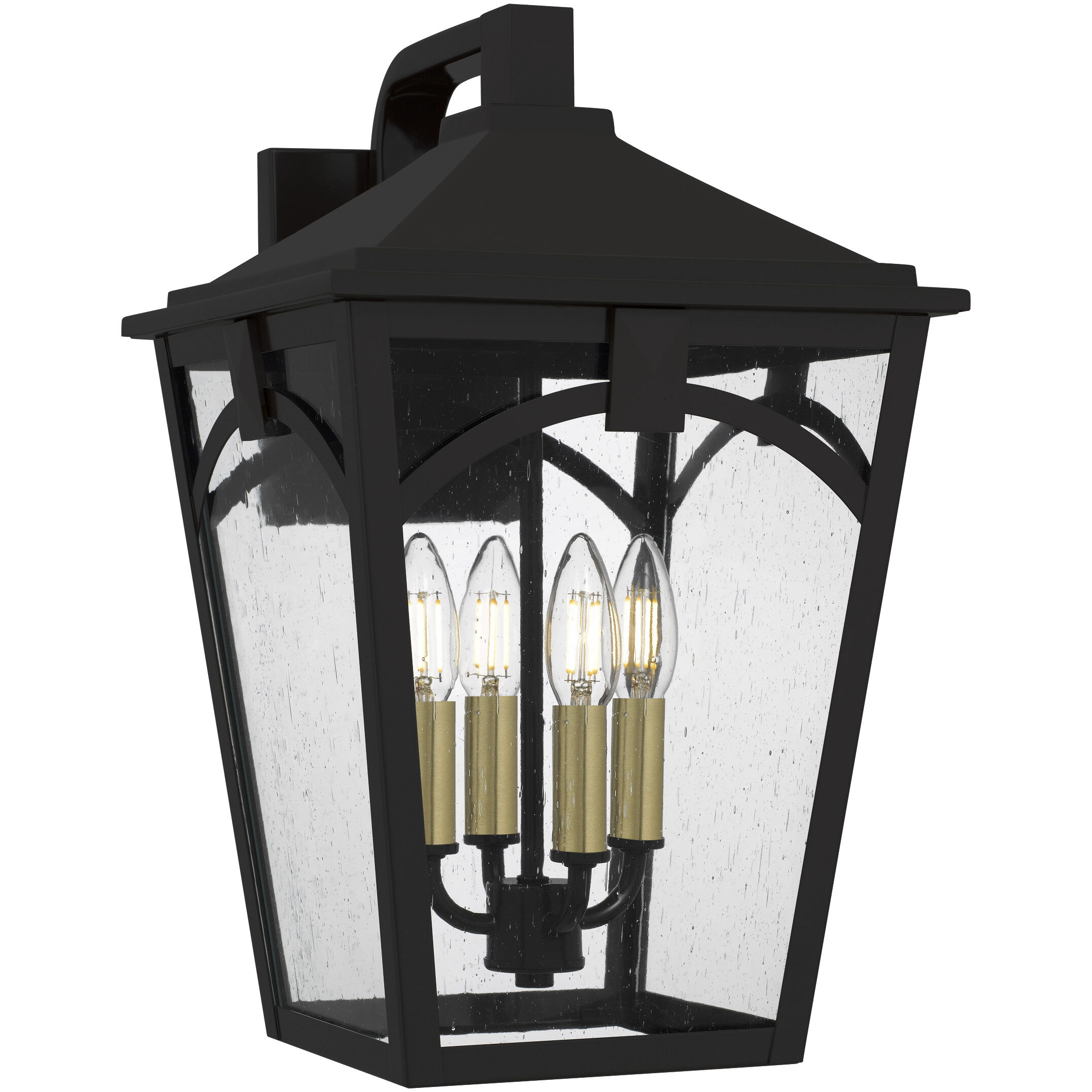 Jaxon 4 Light 17.25 inch Western Bronze Outdoor Wall Lantern