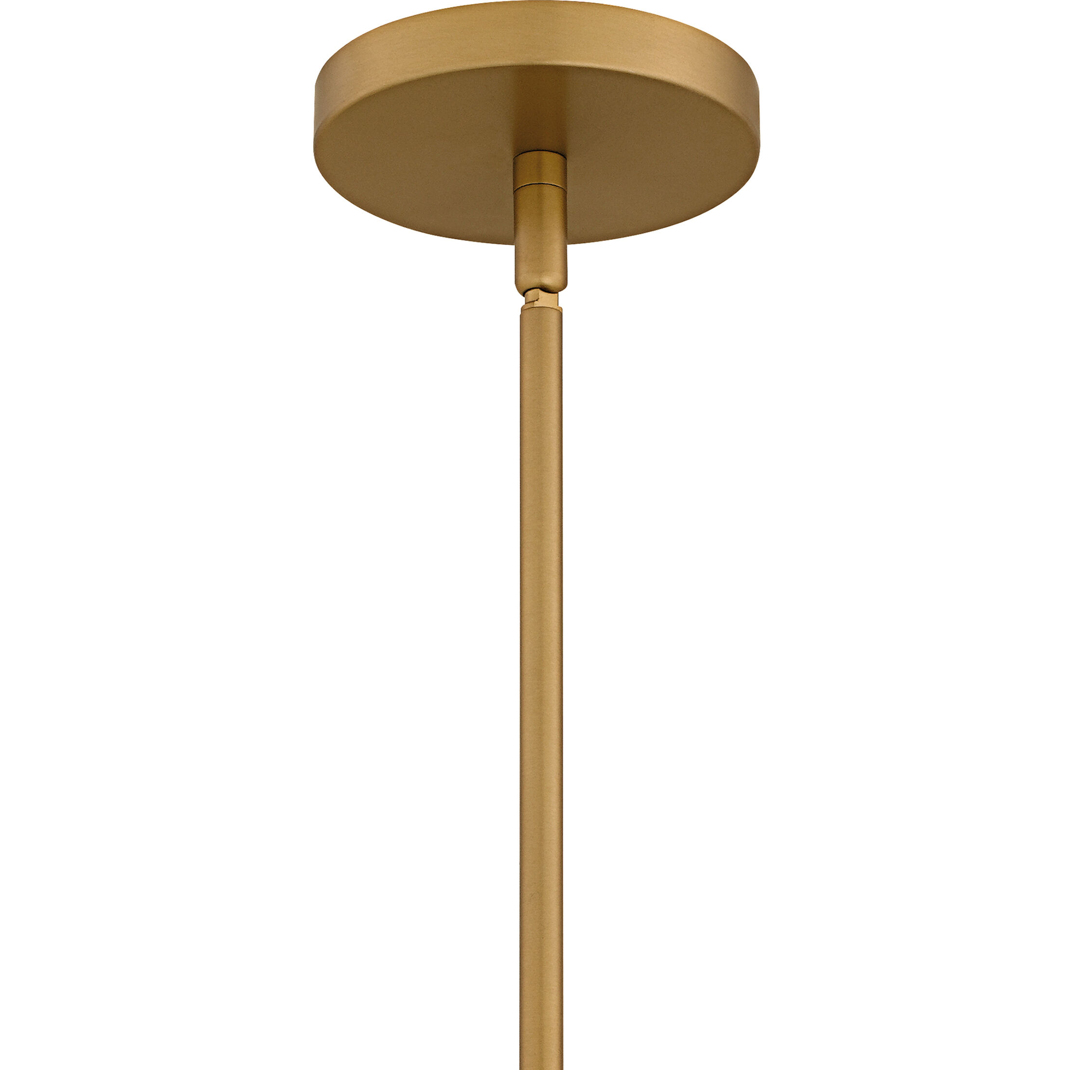 Lumi 1 Light 14 inch Brushed Weathered Brass Pendant Ceiling Light