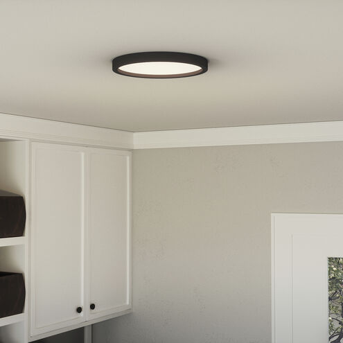 Outskirts 11 inch Earth Black Flush Mount Ceiling Light